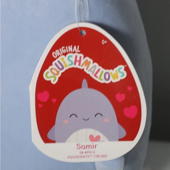 NWT 8” Samir the Whale Squishmallow — Valentines Day Collection - Picture 2 of 3